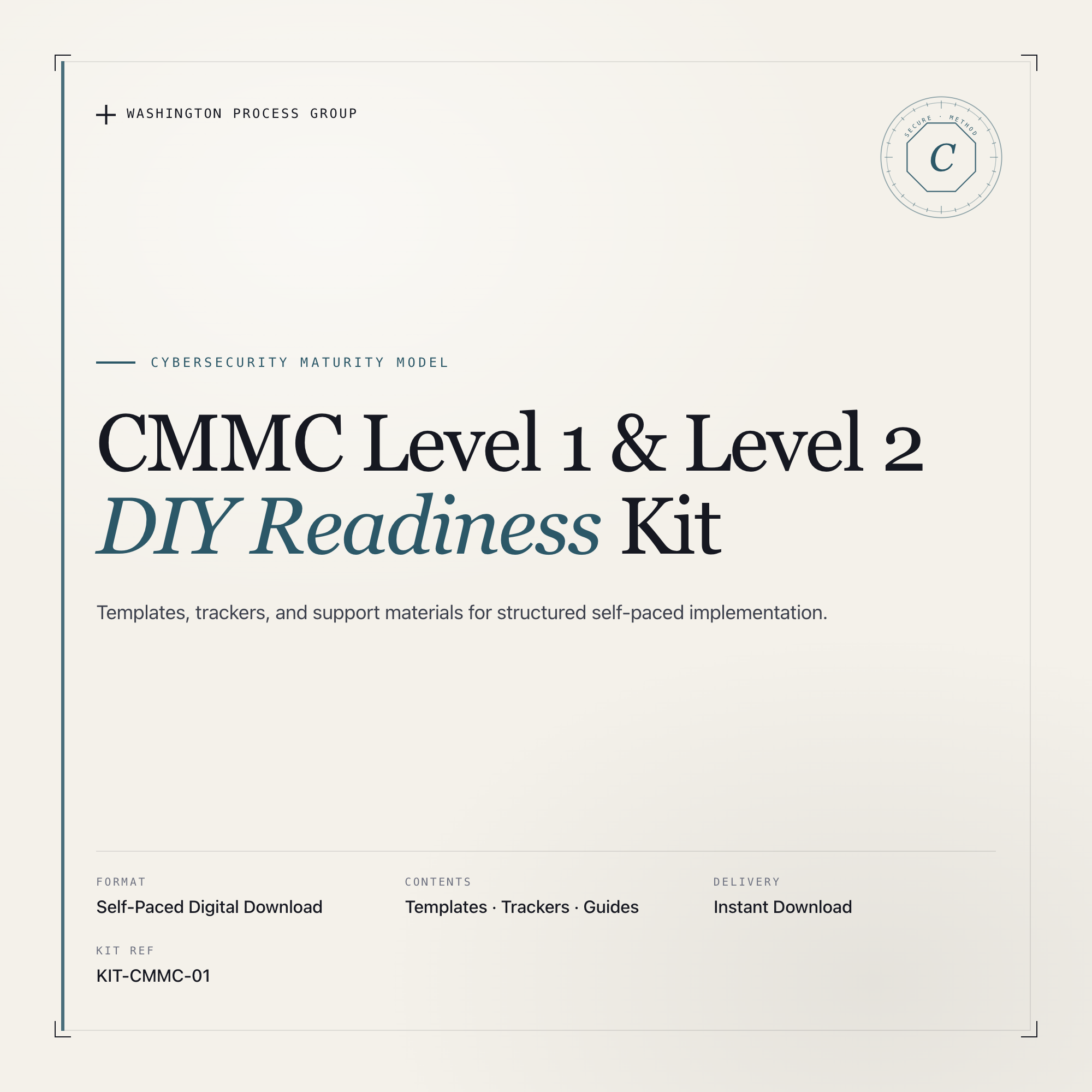 CMMC Level 1 & Level 2 DIY Kit