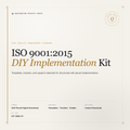 ISO 9001:2015 DIY Implementation Kit